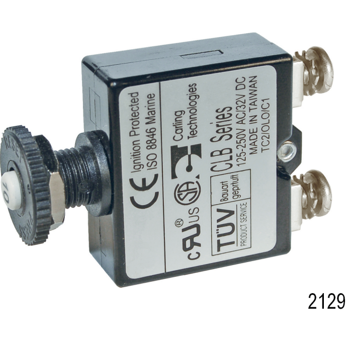 thumbnail image 2 of LEISITING Thermal Overload Circuit Breaker (KUOYUH 88 Series) – 3-25A Adjustable, 125/250VAC, 50/60Hz 2 of 5