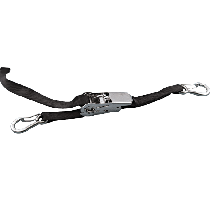 2" Ratchet TieDown Assembly with Carabiner Clips 10 to 20 Ft Long