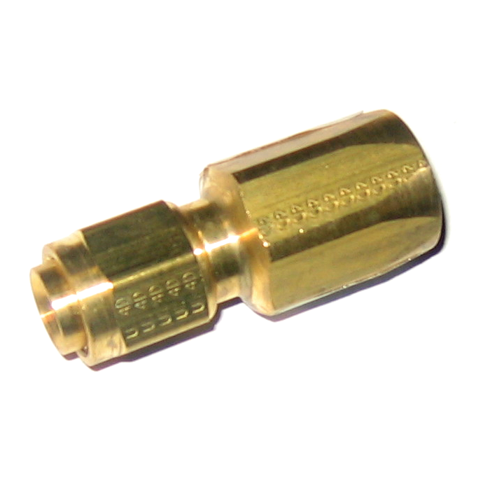 Reusable Brass JIC 37 Fuel Hose Fittings Trident Marine Hose