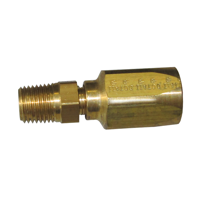 Reusable Male Fuel Line Fittings Trident Marine Hose & Propane