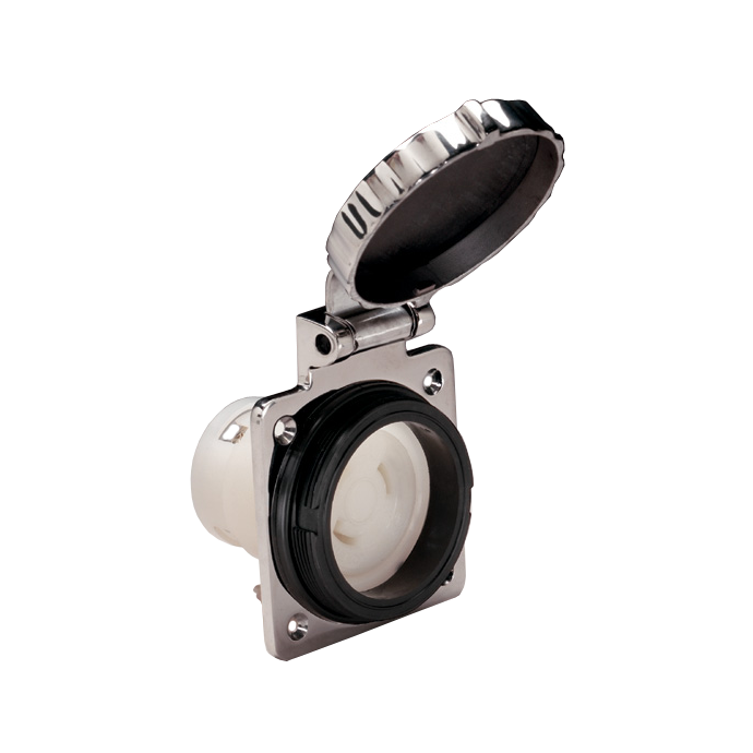 Marinco 303SSO 30A Easy Lock Dockside Shore Power Outlet Fisheries Supply