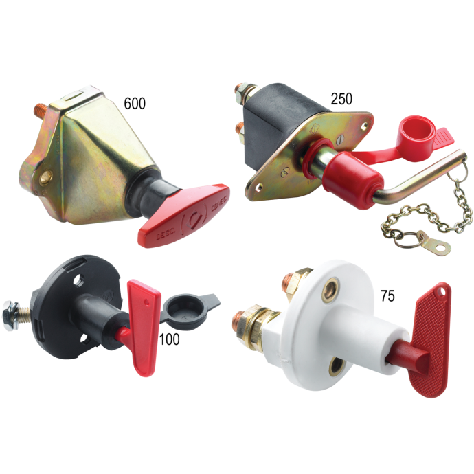 Battery Main Switch On/Off Vetus Fisheries Supply