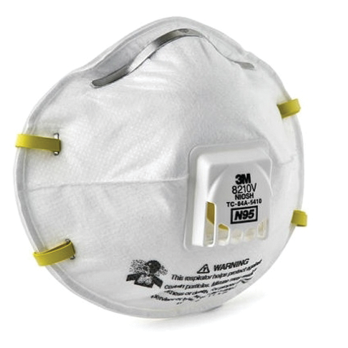 3M&trade; Particulate Respirator 8210, N95 - with Exhalation Valve