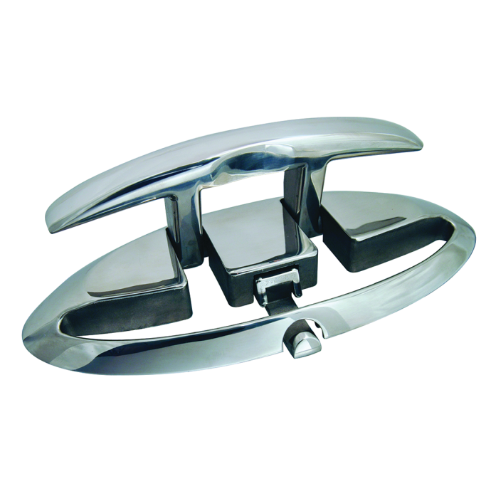Cleats & Chocks SunniMix Fold Down Boat Cleat Surface Mount 6 Stainless
