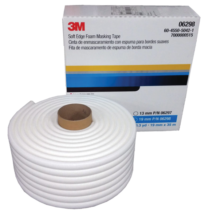 3M 06297 Soft Edge Foam Masking Tape 13 mm x 50 m 