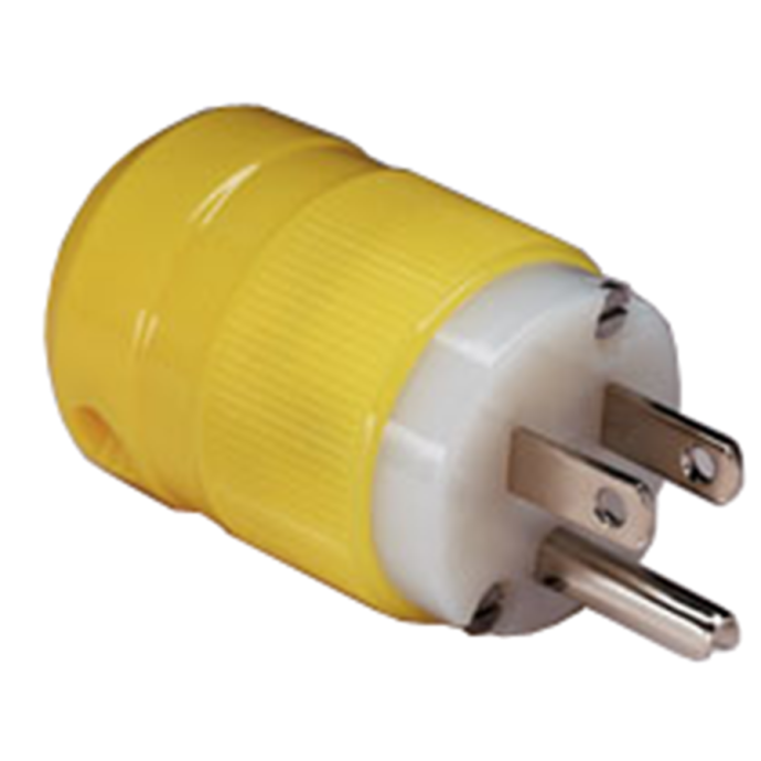 Marinco 5266CR 15 Amp Straight Blade Male Plug Fisheries Supplies