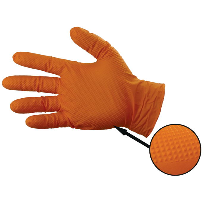 Gloveworks Orange Nitrile Gloveworks Nitrile Gloves Xl Gloveworks