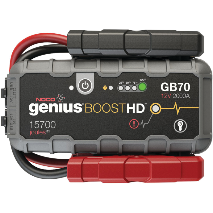 Noco GB70 Genius Boost HD Jump Starter - 2000 Amp Output 1