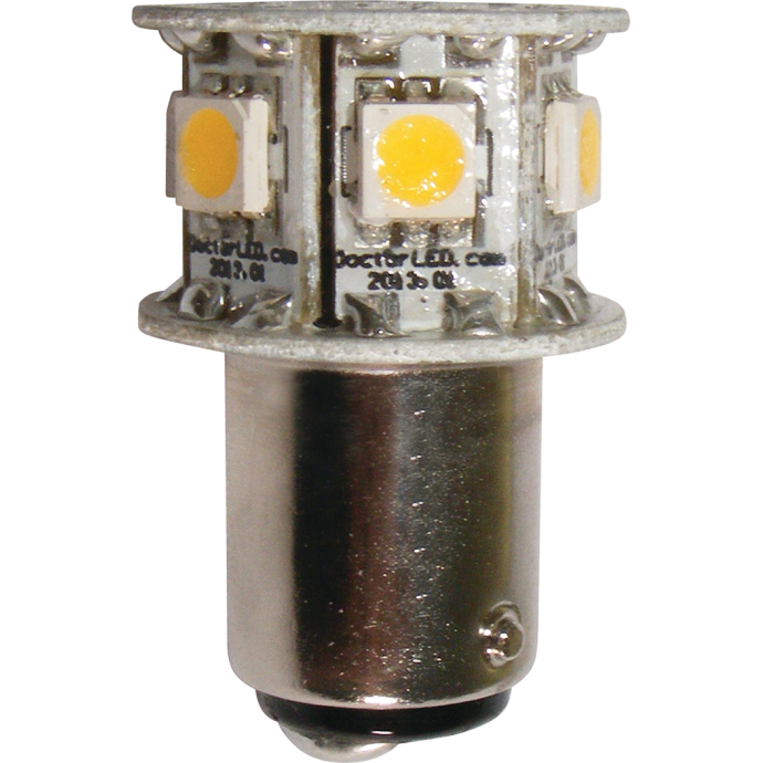 Blue LED Hex GE90 Star Double Contact Bayonet Bulb 1