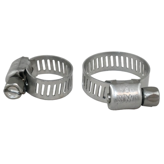 300 SS "Mini" General Purpose Marine Hose Clamps HyGear Clamps