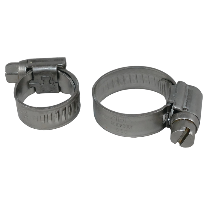316 SS Mini Solid Band Hose Clamps