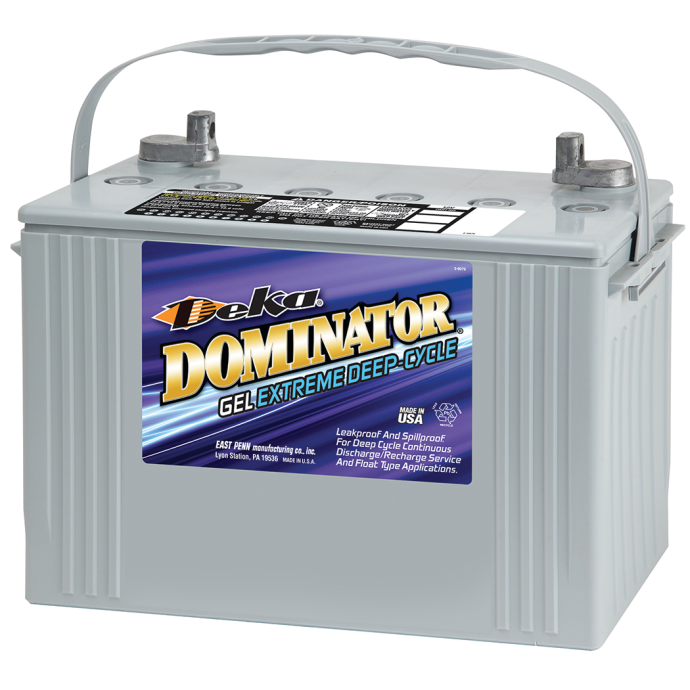 Deka 8G27 12V Group 27 Deep Cycle Gel Battery by GelTech Fisheries