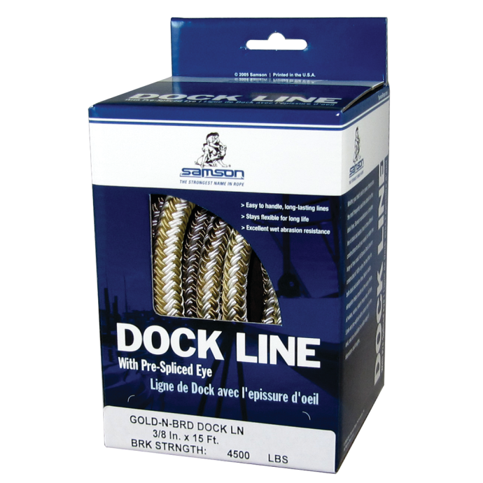 GoldNBraid Double Braid Dock Lines Samson Discontinued Fisheries