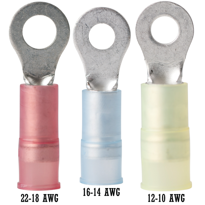 Ring Terminals 2218, 1614 & 1210 Ancor Fisheries Supply