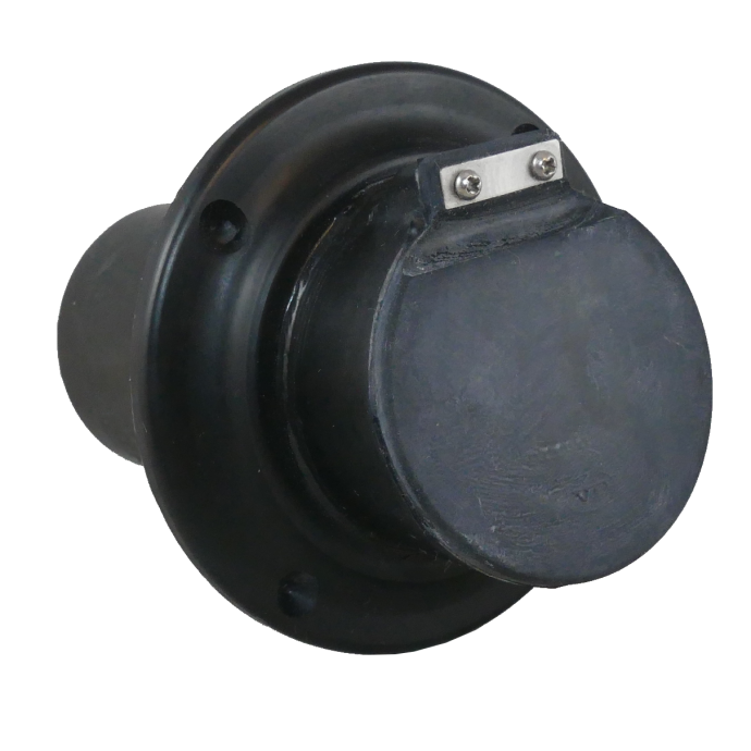 ThruHull Exhaust Fittings with Flapper Black Centek Fisheries Supply