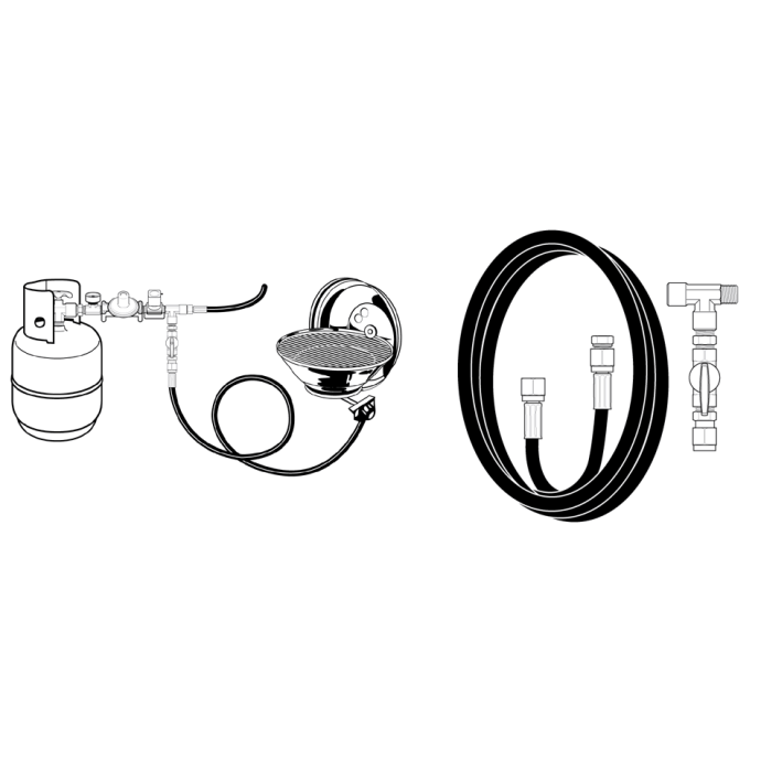 Magma Grills A10-225 Grill Low Pressure Conversion Hose Kits 