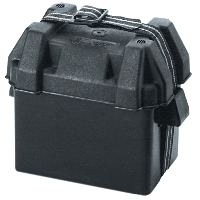 Sea-Dog 415027 Battery Box 27 Series with Strap Vented Polypropylene