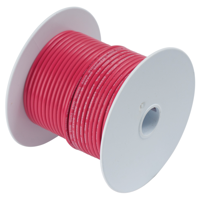 Made in The USA Available in Black & Red 1/0 AWG Marine Wire Tinned Copper Battery Boat Cable 