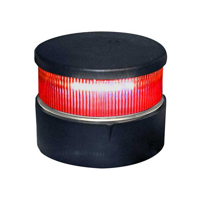 Aqua Signal Series 34 LED All-Round Navigation Light with Red Beam Black Housing