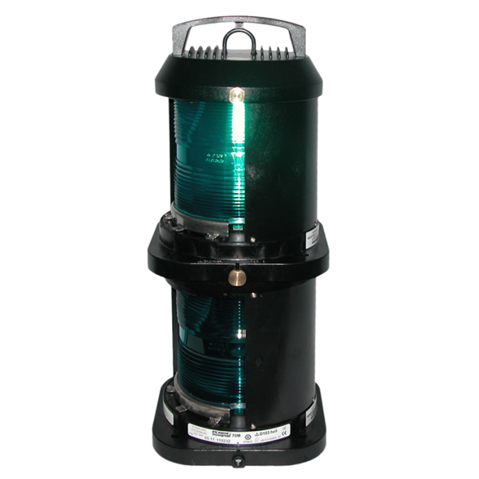 Aqua Signal Series 70 Double Lens Nav Light Starboard Fisheries Supply