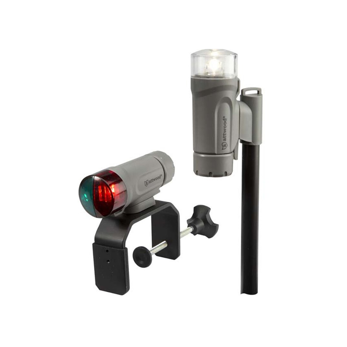14194-7 of Attwood Clamp-On Portable Marine Boat Navigation Light Kit