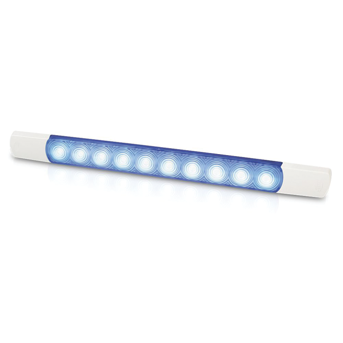 Hella 1.5W LED Courtesy Strip Lamp Light Blue Fisheries Supply