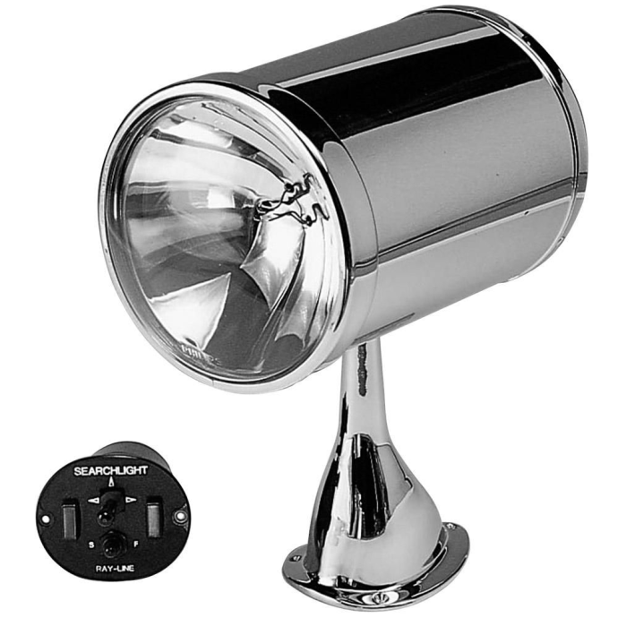 62040 of Jabsco 7" Chrome Remote Control Searchlights
