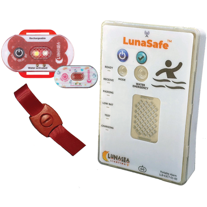 LunaSafe Water Safety Device w/ Transmitter & Alarm