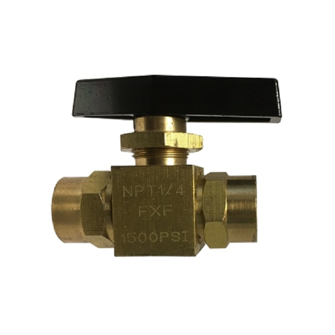 Panel Mount Brass Ball Valves Female x Female