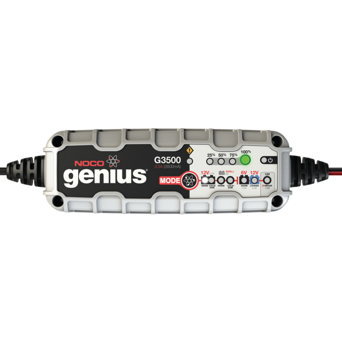 NOCO Genius G3500 Multipurpose Battery Charger, 3500mA Fisheries Supply