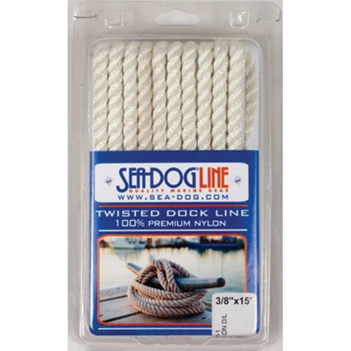 Twisted Nylon Dock line SeaDog Line Fisheries Supply