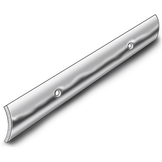 Hollow Back Half Oval 304 Stainless Steel Rub Rail