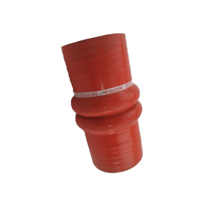 Trident Marine Hose & Propane 274X Reinforced Extra High Temp Red Silicone Exhaust Hose - Double Bellows