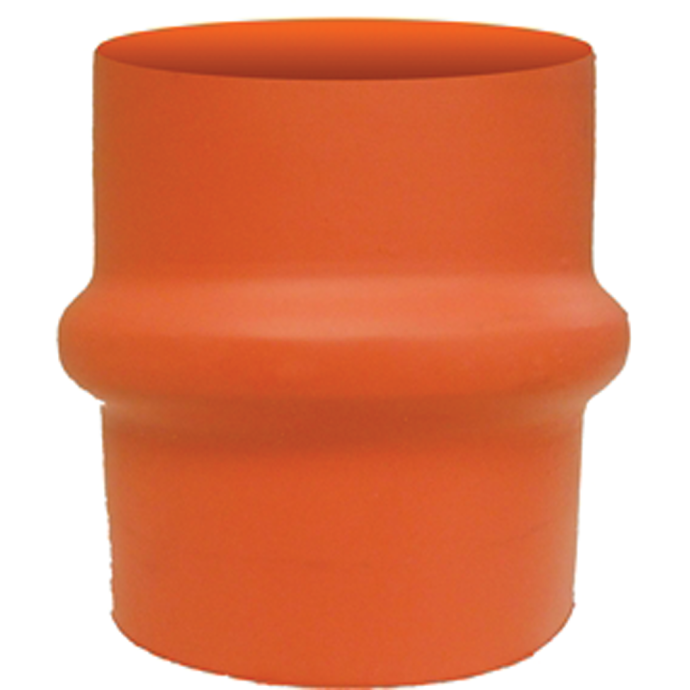Straight Extra High Temp Red Silicone Exhaust Bellows - Hump Hose