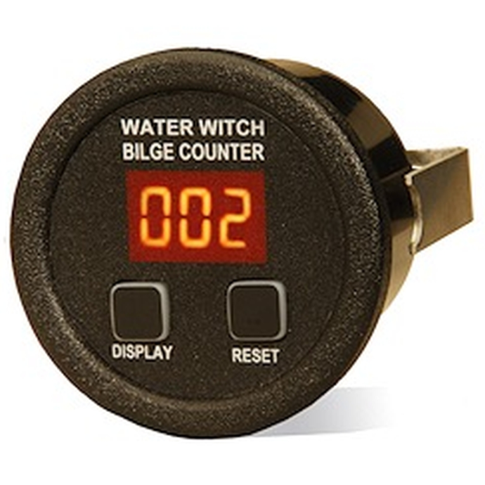 Bilge Pump Cycle Counters with Round Face
