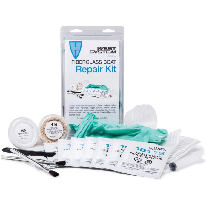 Kayaking Canoeing Rafting Water Sports West System 105 K Fiberglass Boat Repair Kit Eljari