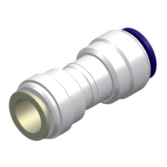 Whale Quick Connect Fittings Adapter 15mm Tubing x 5/8" Tubing Fisheries Supply