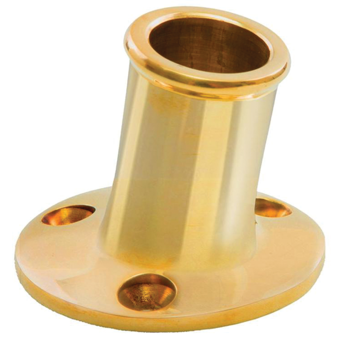 Flag Pole Socket Brass