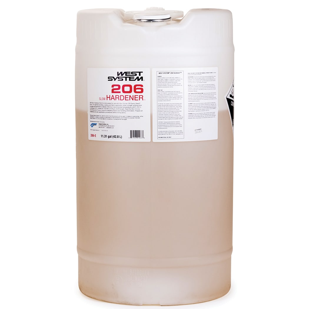 West System 206 Slow Hardener - Use with 105 Resins | Fisheries Supply