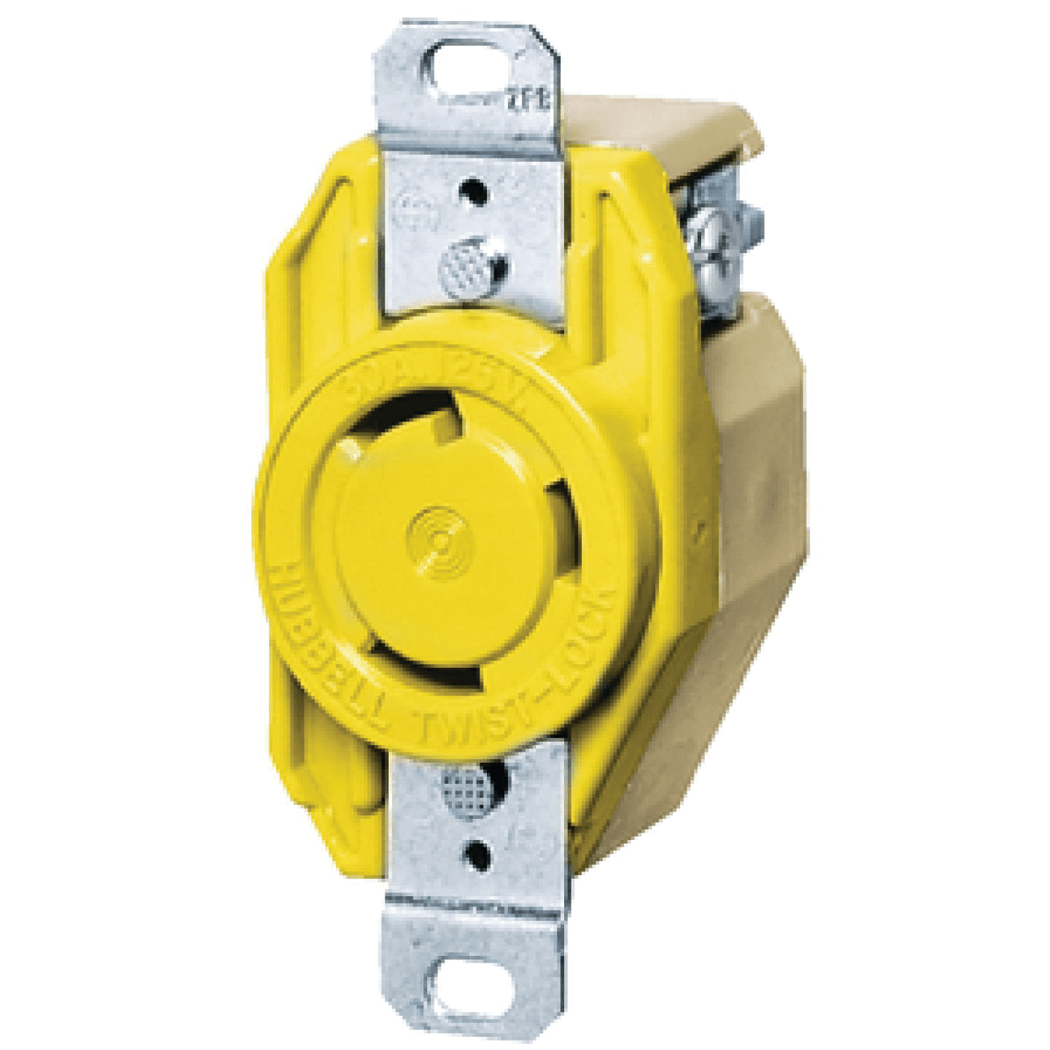 Hubbell Twist Lock, Plugs & Marine Shore Power Fisheries Supply