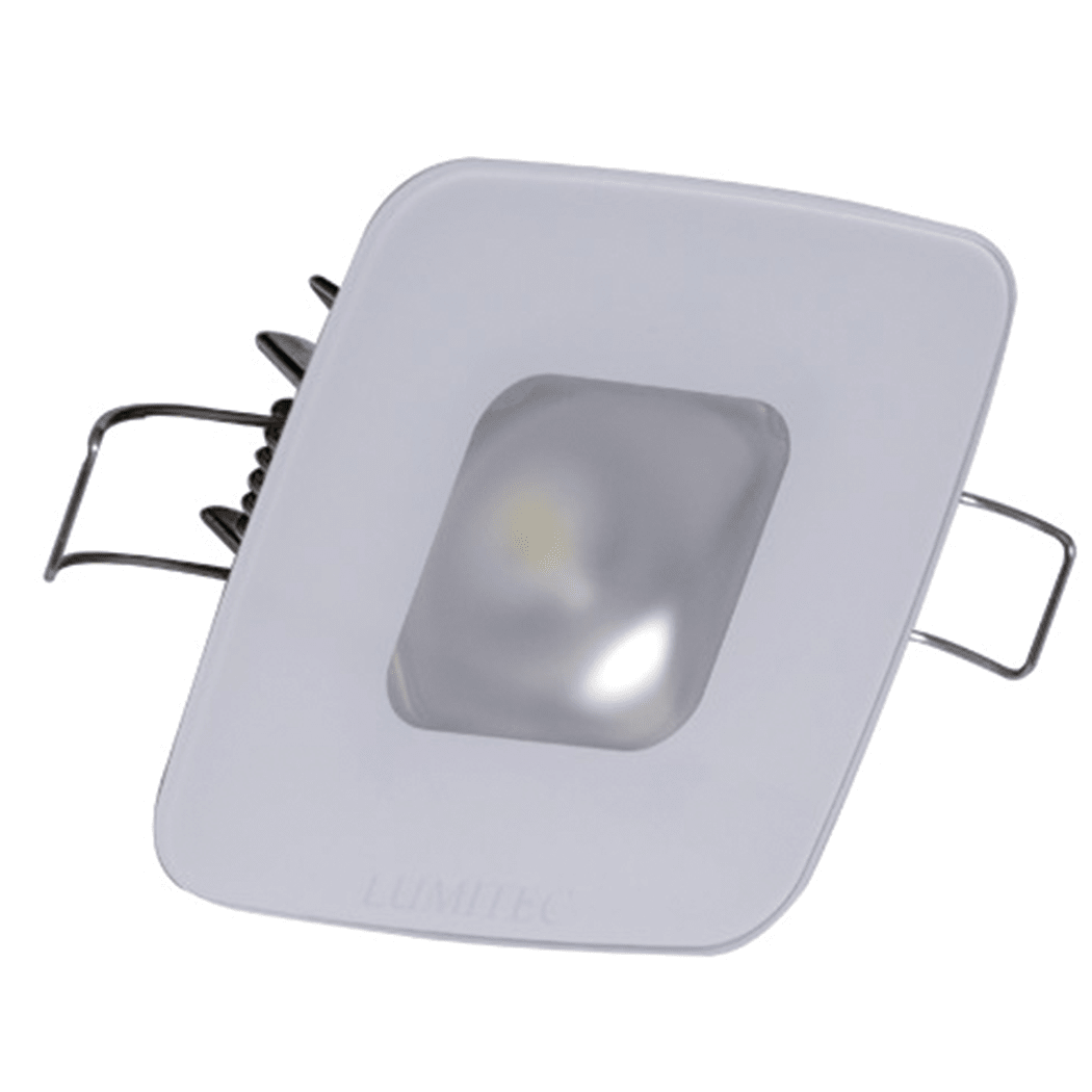 2-5/8" Square Mirage Recessed LED Down Light - "Glass" Finish, Spring Clip