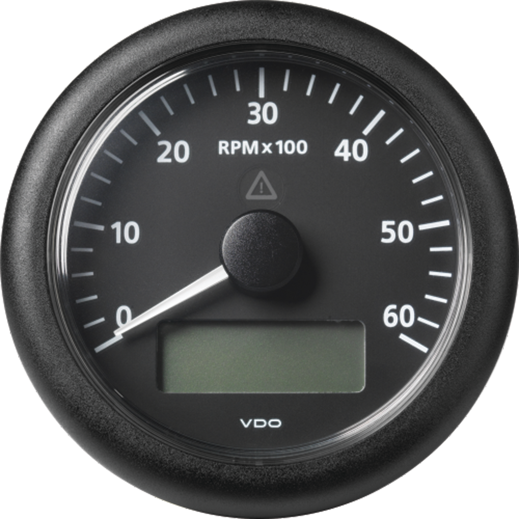 ViewLine Tachometer with LCD 85 mm - 6000 RPM