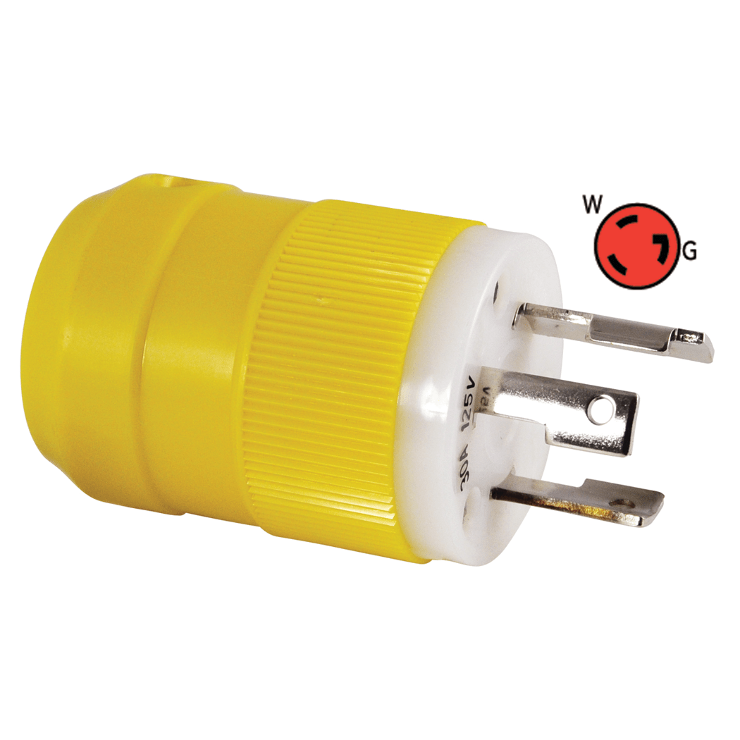 Marinco 305CRPN 30 Amp Locking Shore Power Plug Fisheries Supply