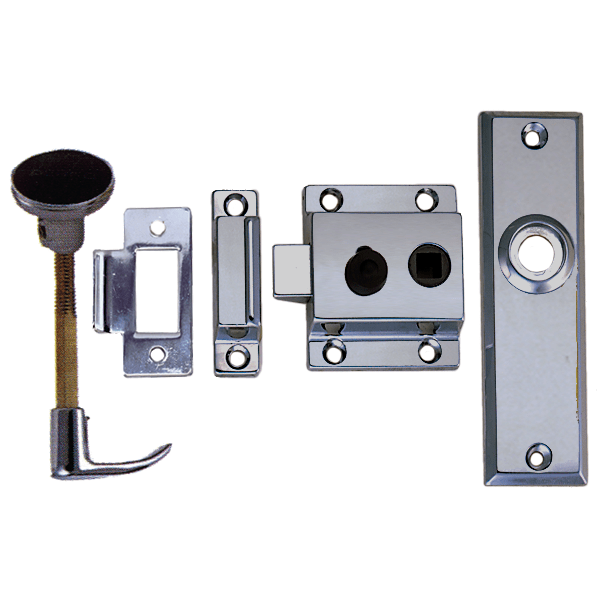 Rim Latch Set with Box or Flush Strike Perko Fisheries Supply