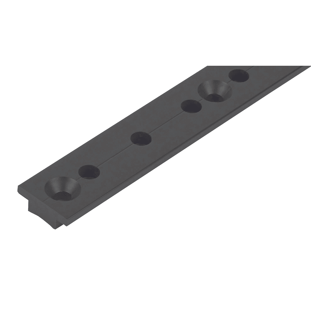 Black Anodized 1" TTrack Schaefer Marine Fisheries Supply