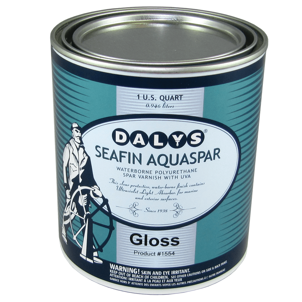 SeaFin Aqua Spar Clear Polyurethane Varnish Dalys Fisheries Supply
