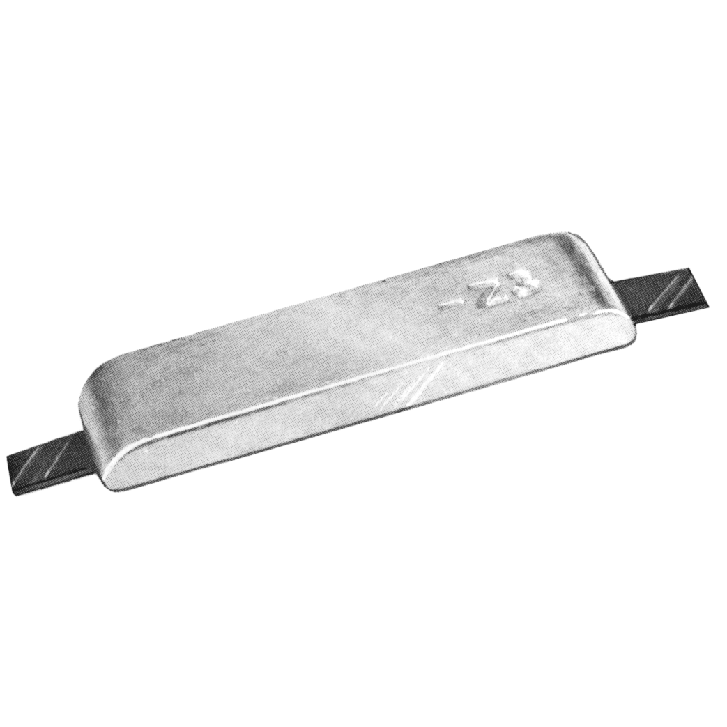 Commercial Semi-Streamlined Anodes - Zinc