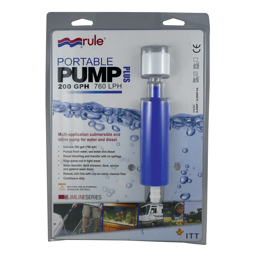 Portable In-Line Submersible 12V Pump