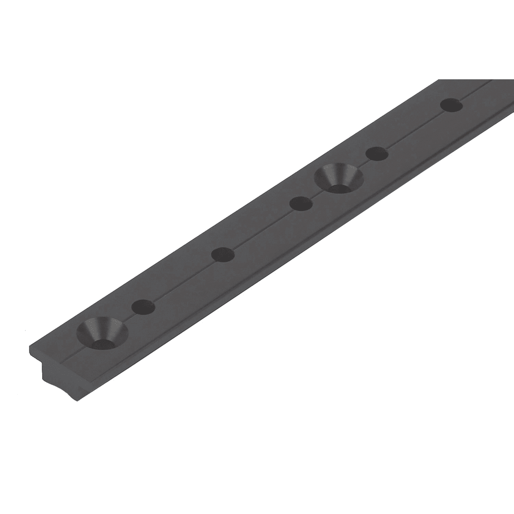 Black Anodized 1" TTrack Schaefer Marine Fisheries Supply