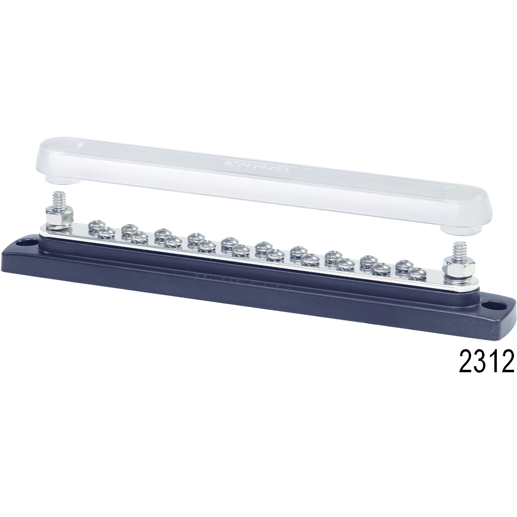 Blue Sea 2305 MiniBus 100 Ampere Common BusBar 4 x 10-32 Stud Terminal main image 0